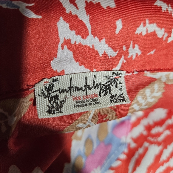 Free People Dreamy Days Pajama Top Small - Picture 4 of 5